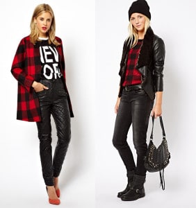 outfit asos trend tartan