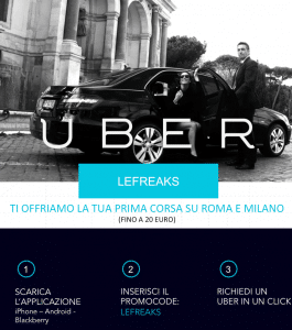 uber applicazione smartphone taxi di lusso