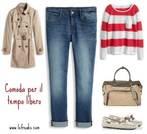 outfit comodo relax tempo libero esprit