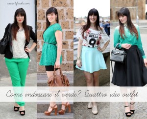 come indossare il verde idee outfit fashion blogger roma