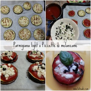 ricetta parmigiana light pizzette melanzane food blogger