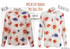 msgm lips mania pre fall 2014 moda donna