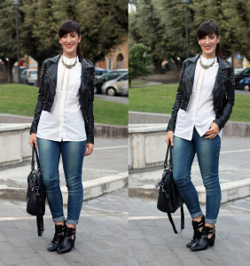 outfit autunno cut out boots fashion blogger roma