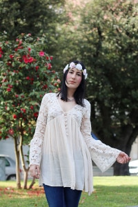 outfit boho hippie anni settanta moda primavera 2016 fashion blogger roma