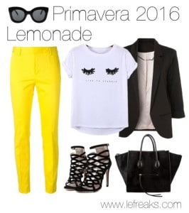 outfit primavera 2016 tendenze moda giallo