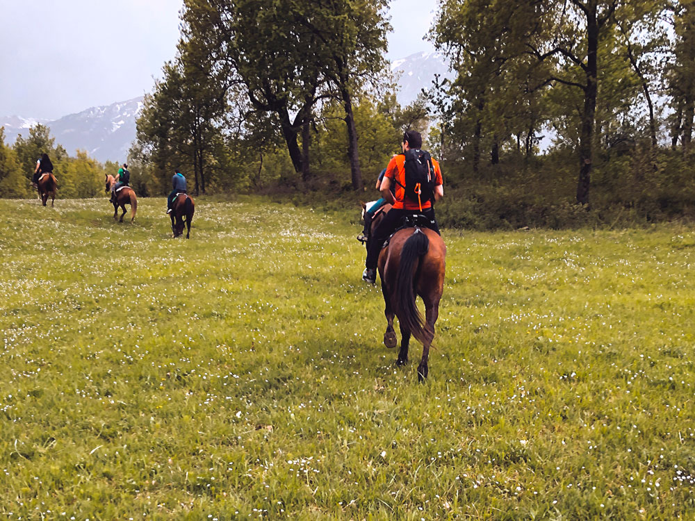 Trekking a cavallo Abruzzo 