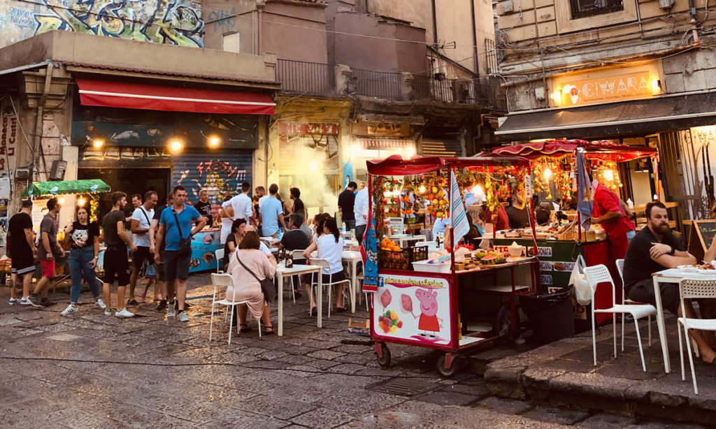 Street food Palermo mercato della Vucciria 